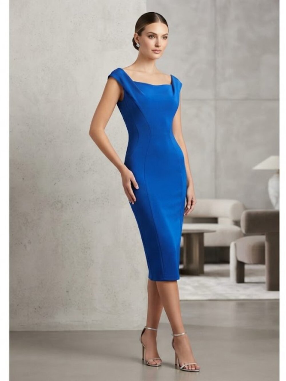 Chiara Boni Cobalt‎ Maeli Dress Size 50